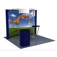 Premium 8x10 (10ft) Graphic Popup with Kiosk