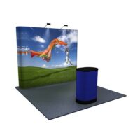 Premium 8x10 (10ft) Full Graphic Bubble Panel Popup