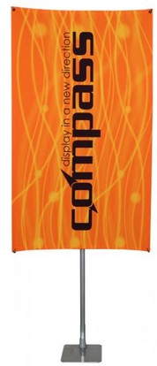 Compass Telescopic Rotating Banner Stand Kit 4