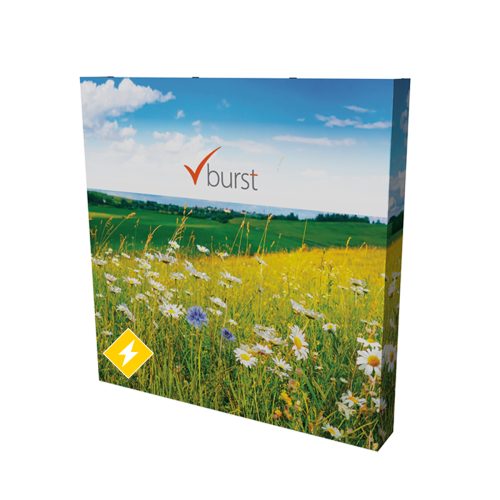 V-Burst 8ft Flat Backlit Pop Up Display