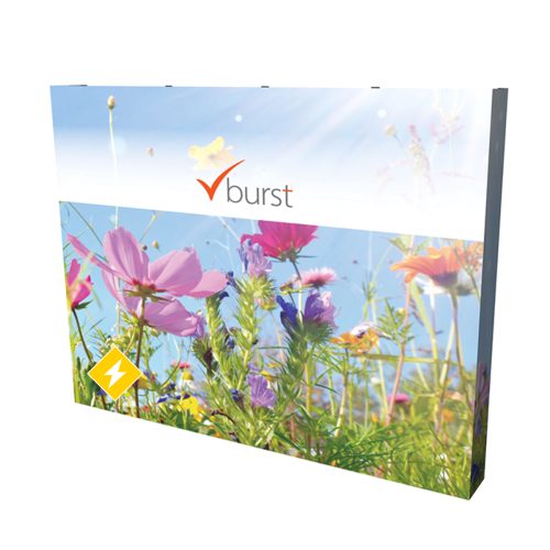 V-Burst 10ft Flat Backlit Pop Up Display