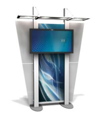 XRline xr.3 Custom Modular Trade Show Monitor Kiosk