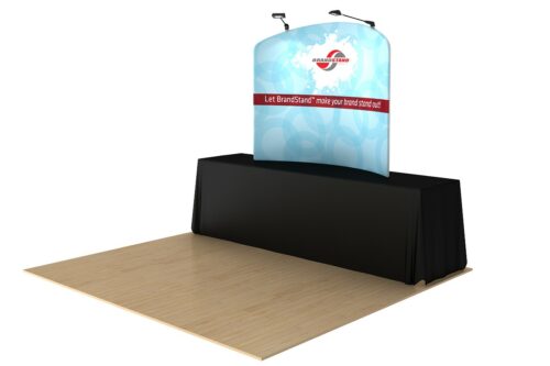 6ft Waveline Table Top Display