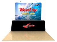 8ft Waveline Table Top Display