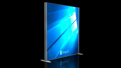 10' XVline x2 Backlit Trade Show Display