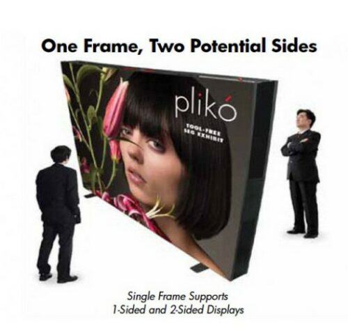 Backlit Pliko Portable Lightbox Trade Show Display