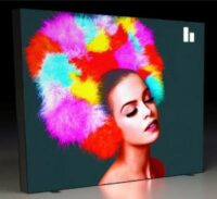 Backlit Pliko Portable Lightbox Trade Show Display