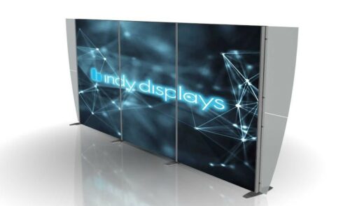 10x20 XVline V3 Backlit Trade Show Display