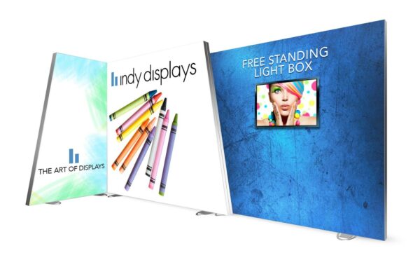 8ft LED Lightbox Monitor Display - Indy Displays
