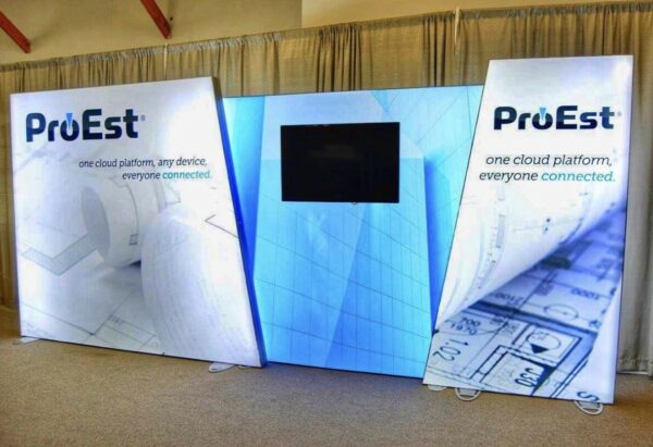 8ft LED Lightbox Monitor Display - Indy Displays