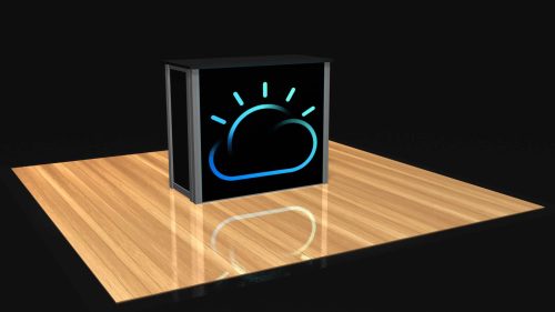 AGAM LED Backlit Trade Show Cabinet