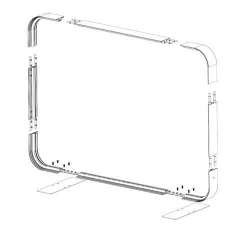 LED Rounded Edge Backlit Tabletop Display