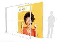 8ft LightenUp Tool-Free Fabric Backlit Display