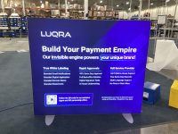 60" × 60" Square Corner Backlit Tabletop Display