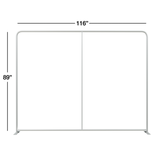 Wave Line Table 10′ Flat Waveline - Indy Displays