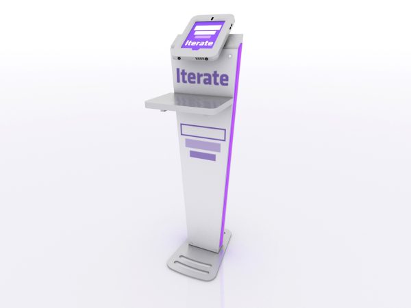 iPad kiosk stand for trade show booths