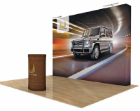 Star Fabric Straight Tension Fabric Pop Up Display