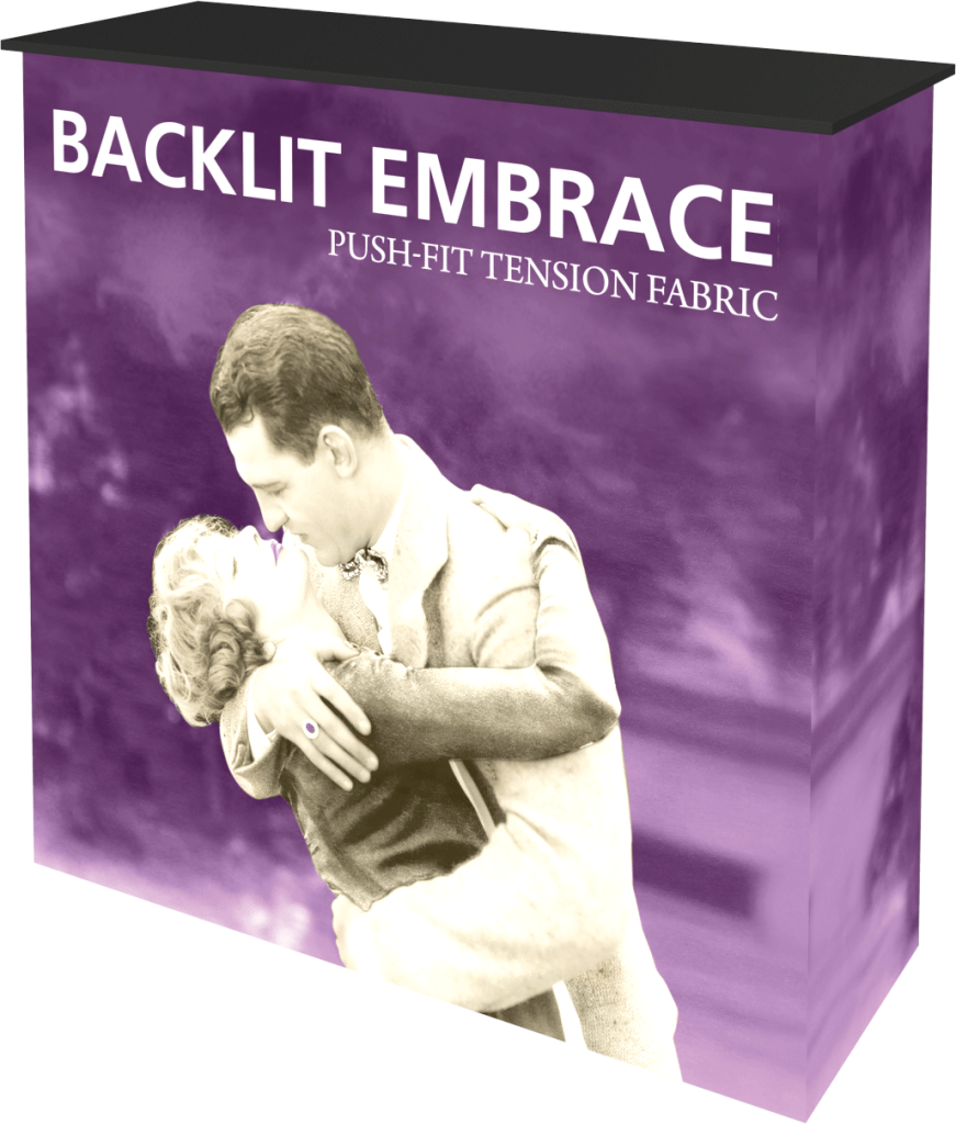 Embrace 2 Backlit Counter - Indy Displays