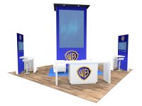 RE-9218 Island Rental Trade Show Exhibit