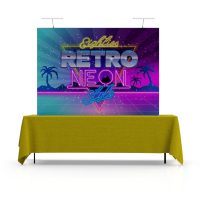 Star Fabric Popup Display 5ft Tabletop