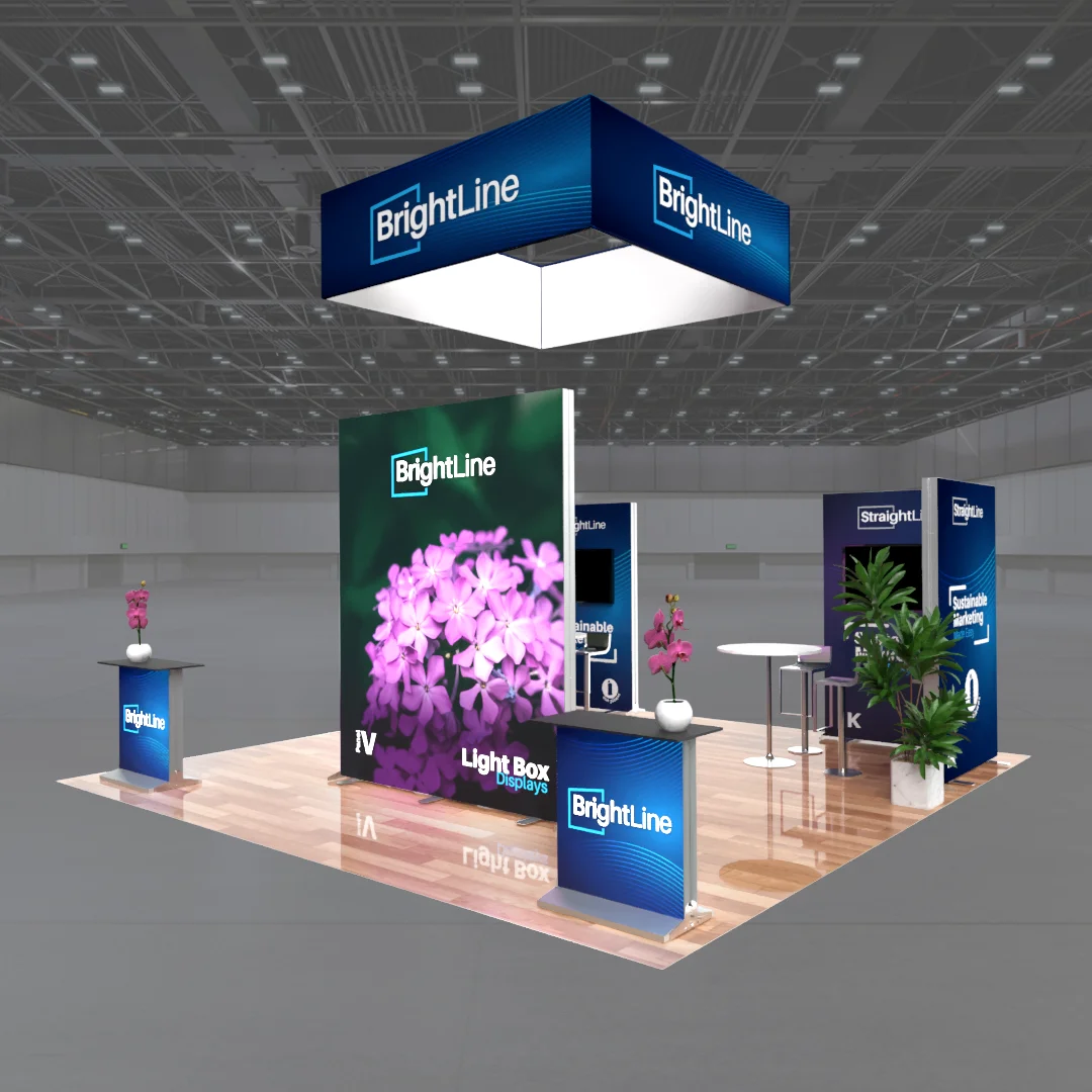 BrightLine 20×20 Island Display Kit 1