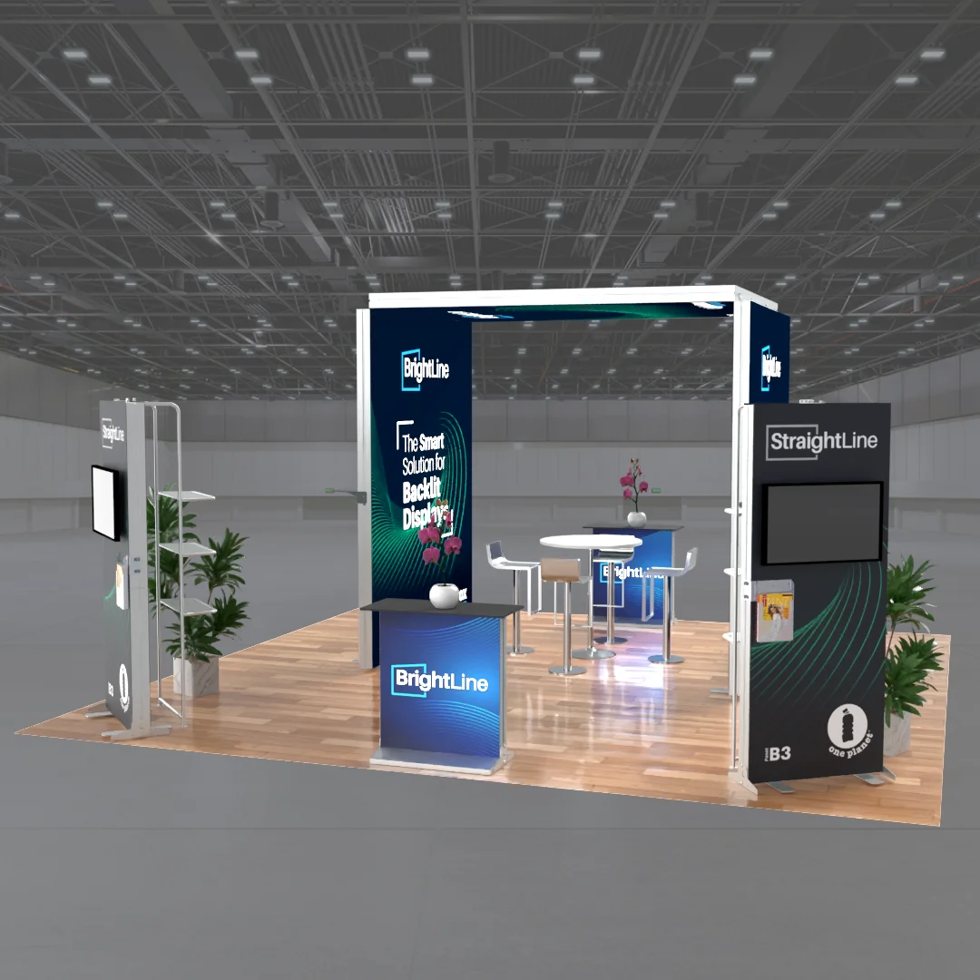 BrightLine 20×20 Island Display Kit 3